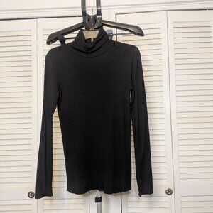 Philosophy sz: M Black, RIbbed, Longsleeve Turtleneck